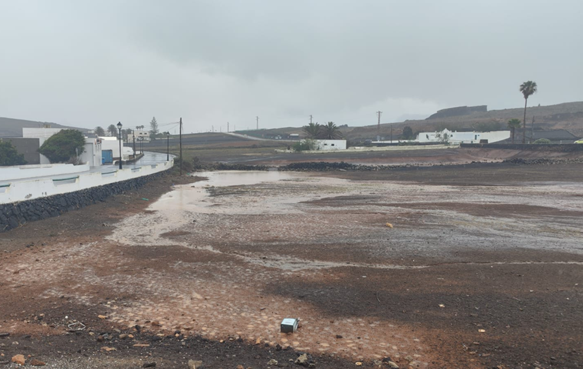 Lluvia en Lanzarote